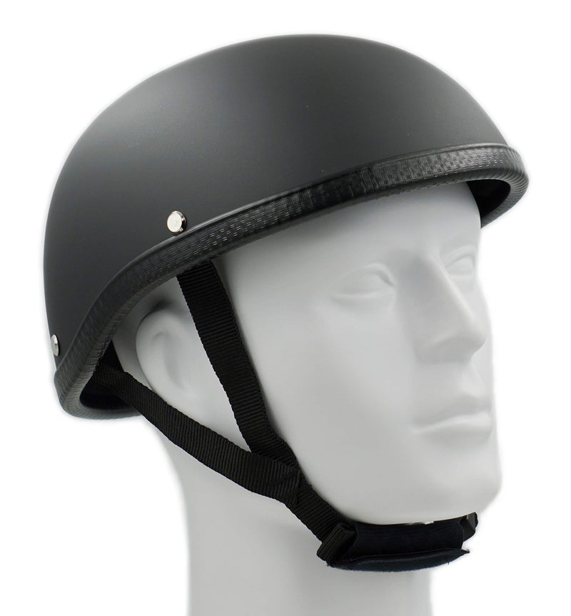 Hot Rides Classic ATV UTV Scooter Beanie Scull Cap Novelty (Non DOT) OSFM Flat Black - Image 4